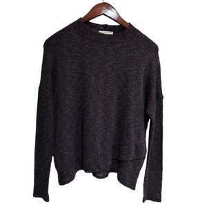 American Eagle Sweater Women’s Size large purple Lightweight crewneck